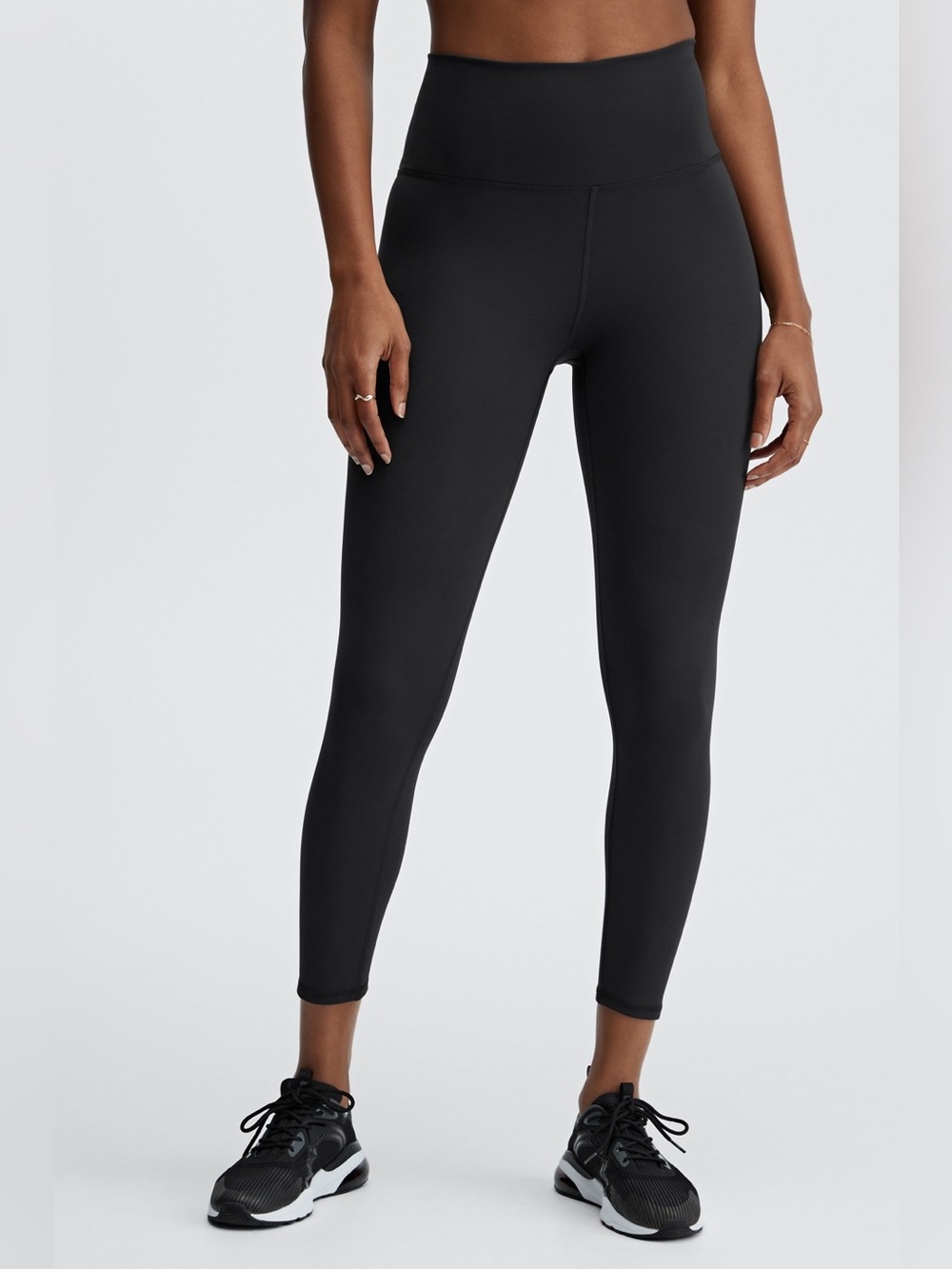 Fabletics Oasis PureLux Ultra High Waisted 7/8 Black Athletic Leggings Sz XL